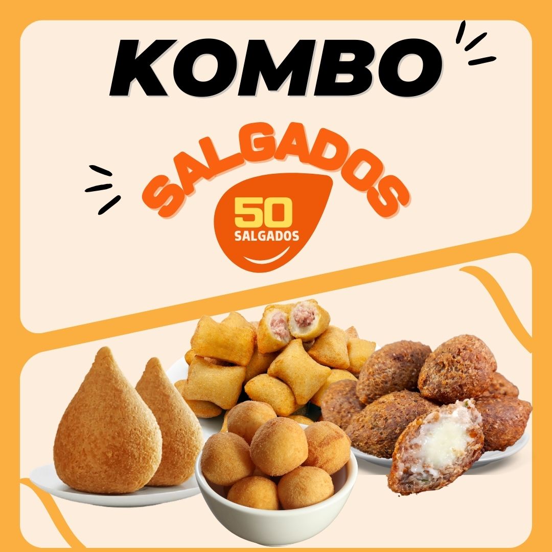 COMBO - IPANEMA Almofadas mit Garnelencreme - Coxinha mit Rindfleisch - Coxinha carioca Hänschen Filet Oliven und Mais - Maisbällchen mit Käse und Kräutern